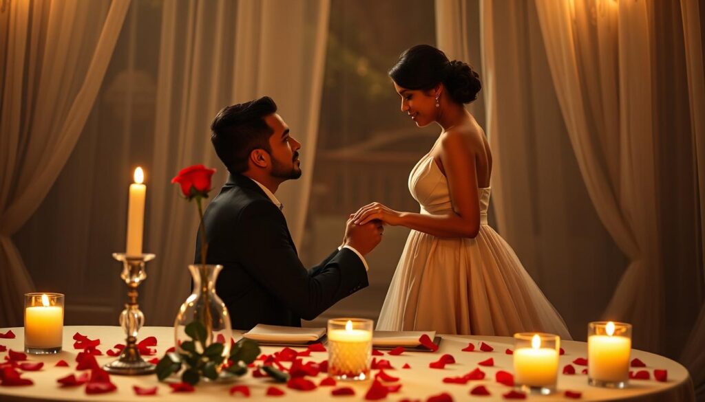 Gaya Lamaran Romantis
