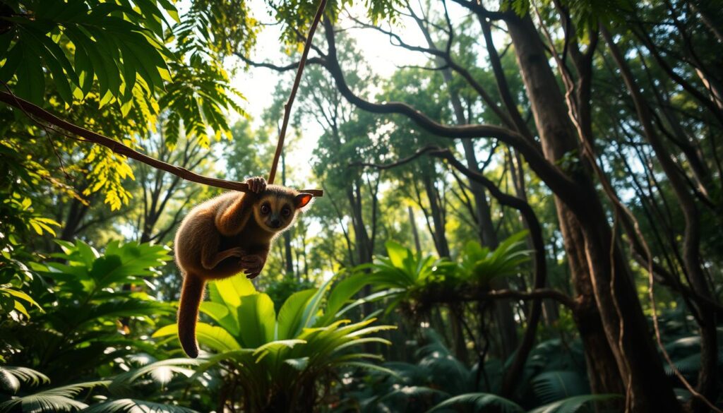 Kukang Jawa di habitat alaminya