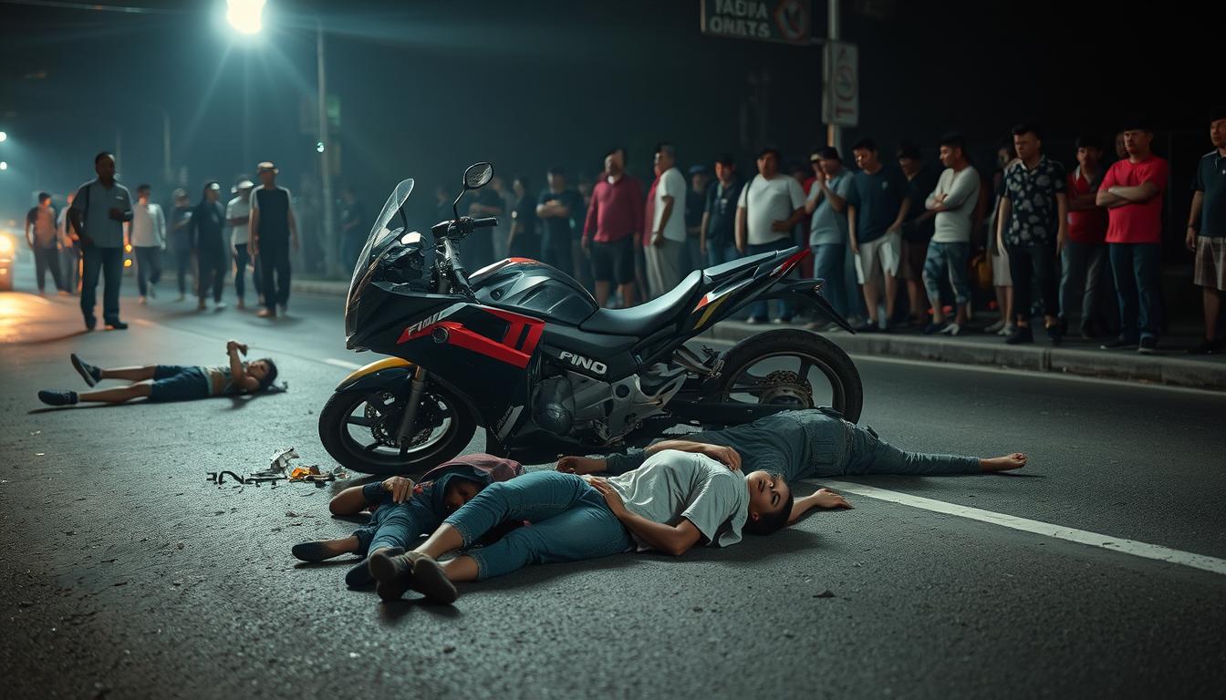 Naik Fino Tanpa Pelat dan Ngebut, Dua Bocah Tewas Tabrak Mobil di Baubau