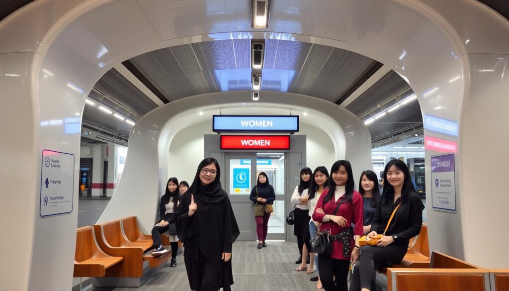 Pintu Khusus untuk Perempuan di Transjakarta Pintu Khusus untuk Perempuan di Transjakarta