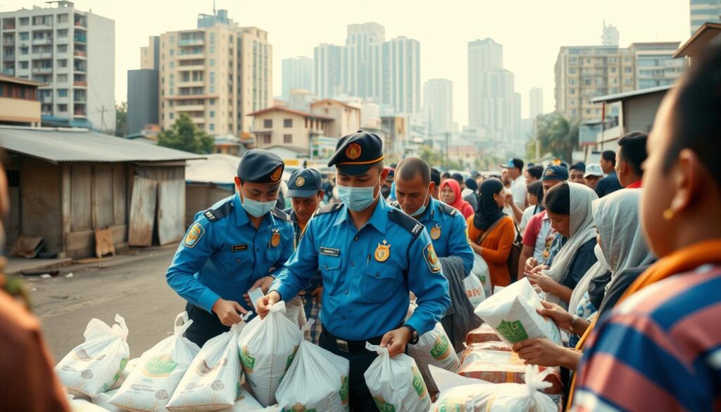 Polda Metro Jaya menyalurkan bantuan sosial
