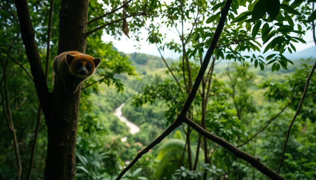 penemuan kukang jawa di Lebak