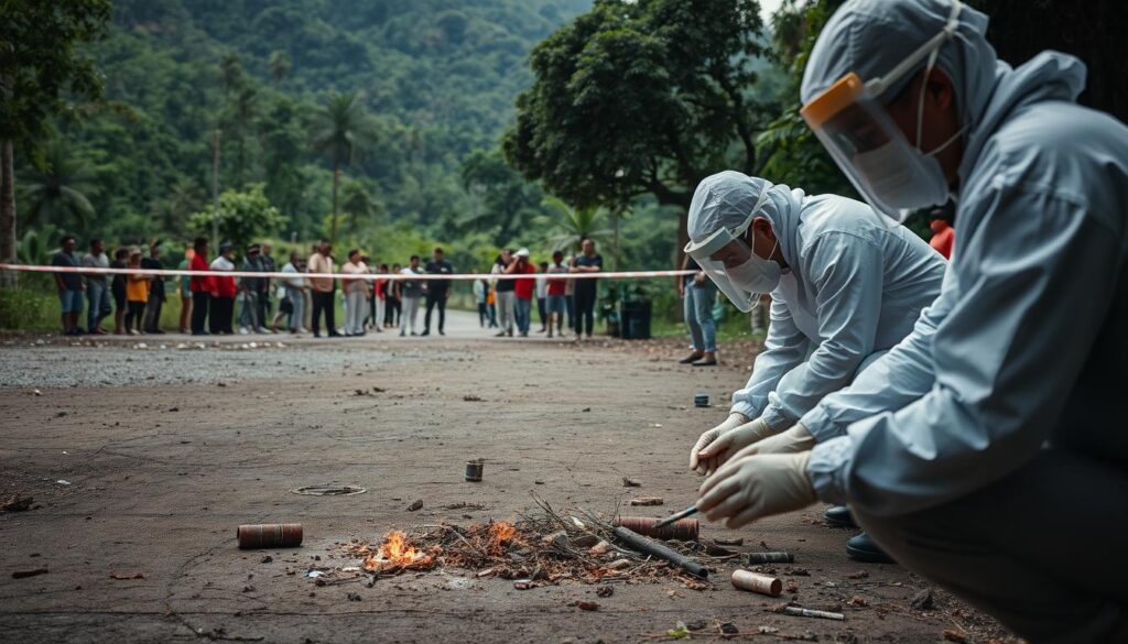 penyelidikan ledakan mercon di Bogor