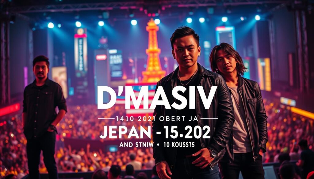 promosi konser D'MASIV di Jepang