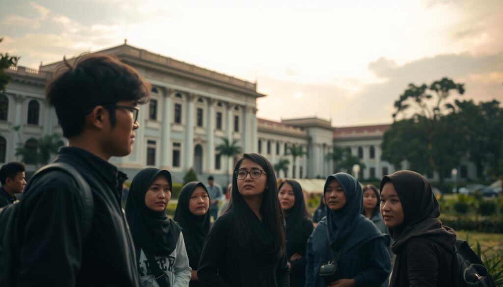 reaksi universitas kristen indonesia