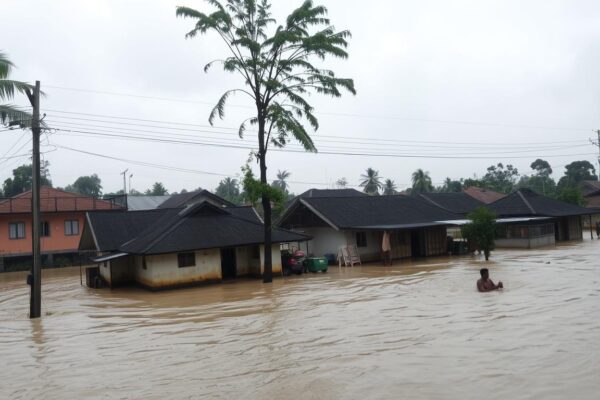 Banjir Rendam Puluhan Rumah di Kabupaten Bekasi Banjir Rendam Puluhan Rumah di Kabupaten Bekasi