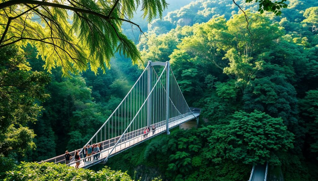 Jembatan Gantung sebagai Daya Tarik Wisata