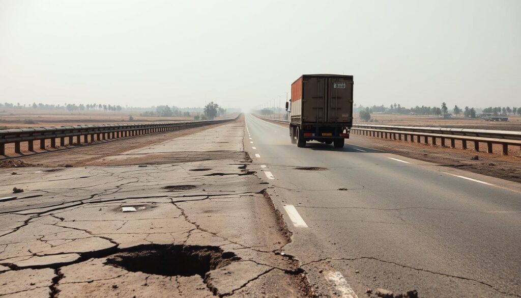 kerusakan jalan Pantura